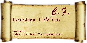 Czeichner Flóris névjegykártya